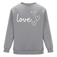 thumbnail image 4 of PNTUTB Crew Neck Long Sleeve Casual Sweatshirts for Men Loose Classic Pullover with Valentine's Day Fashion Print, 4 of 6
