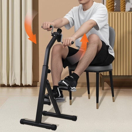 SHUO Y - Elderly Exercise Bike, Hand Arm Leg Knee Peddler, Upper Lower Limb Rehabilitation Machine, Adjustable Fitness Equipment for Seniors, Home Pedal Exercise Bike for Total Body