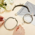 thumbnail image 5 of 3 Sizes Metal Purse Frames Bag Kiss Clasp Lock Arch Bag Clasp Purse Round Bag Pearl Purse Tow Ball Kiss Clasp Purse Frames, 5 of 5
