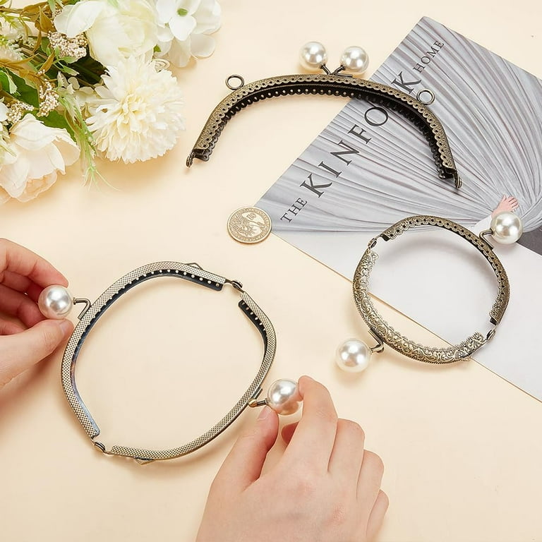 Sizes Metal Purse Frames Bag Kiss Clasp Lock Arch Bag Clasp