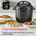thumbnail image 2 of Instant Pot 6Qt RIO Chef Series 7-in-1 Multi-Cooker, Pressure Cooker, Slow Cook, & More, Black – OPEN BOX – Tested & Guaranteed, 2 of 11