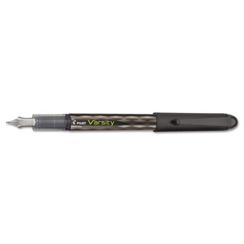 Black Ink 90010 PILOT Varsity Disposable Fountain Pens Medium Point Stainless Steel Nib New 
