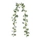 thumbnail image 2 of Guirnalda navideña de enredaderas artificiales de 170 cm, plantas verdes artificiales con flores blancas y frutos rojos, decoración de mesa de plástico para colgar en la pared | Interior, exterior,, 2 of 6