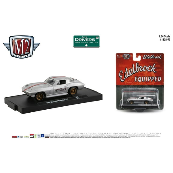 M2 Machines Auto-Drivers 1:64 R70 1966 Chevrolet Corvette Edelbrock