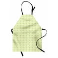 thumbnail image 1 of Moroccan Apron, Repetitive Vintage Look Fresh Tones Floral Inspired Pattern, Unisex Kitchen Bib with Adjustable Neck for Cooking Gardening, Adult Size, Pale Green Seafoam, by Ambesonne, 1 of 4