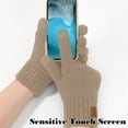 thumbnail image 4 of Winter Touchscreen Gloves under $5! Yannianjz Knitted Touchscreen Gloves, Winter Warm Fleece Lined Gloves for Men and Women, Stretchable Cold Weather Gloves for Outdoor Activities, 4 of 6