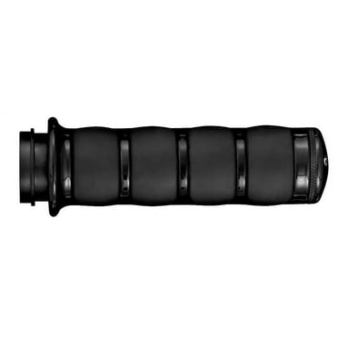 Kuryakyn 6321 Premium ISO Handlebar Grips for Electronic Throttle Control: 2008-19 Harley-Davidson Motorcycles, Gloss Black, 1 Pair
