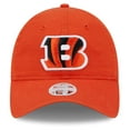 thumbnail image 2 of Women's New Era  Orange Cincinnati Bengals  Main Core Classic 2.0 9TWENTY Adjustable Hat, 2 of 6