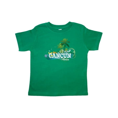 

Inktastic Cancun Mexico Tropical Vacation Beach Gift Toddler Boy or Toddler Girl T-Shirt
