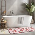 thumbnail image 2 of Strawberry Plants Fruit Flower Kitchen Rug Mat,Kitchen Runner Rugs Non Skid Washable,Decorative Kitchen Floor Mats for Kitchen,Sink,Laundry,17"x47.2", 2 of 7
