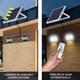 thumbnail image 5 of Reflector solar de 40W Dusk to Dawn IP68 Reflector de seguridad para exteriores 150LEDs reflector impermeable con control remoto, luz blanca súper brillante de 7000K para patio, jardín, cancha de baloncesto, área de juegos esquí esquí Gafas de esquí, 5 of 5