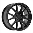 thumbnail image 3 of Raceline 141B-Mystique 18" Cast Aluminum Wheel, MYSTIQUE BLACK 18X7.5 5X100/5X114.3 +42mm Fits select: 2012-2016 HONDA CIVIC LX, 2020-2023 TOYOTA COROLLA LE, 3 of 4