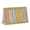 1 Pack, Red, Beige, Pink, Blue, Green, variant on 10 Pack 4 in x 6 in Kraft Note Cards Set, Plain THANKS Design in Assorted Pastel Colors, Includes Envelopes, Perfect for Expressing Gratitude with Simple, Elegant Style, Red