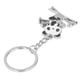 thumbnail image 3 of Llaveros de Metal Llaveros de Estilo de esquí de Moda con Forma Linda para Regalos de Recuerdos de competiciónX‑1280 Ski Panda Silver, 3 of 5