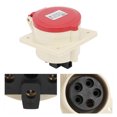 thumbnail image 4 of Industrial Socket, Insulating Non-Aging Waterproof 32A Industrial Socket  For Commercial Operations For Construction Sites For Agricultural Production, 4 of 8