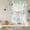 Brown Green, variant on Ocean Coastal Balloon Curtains for Windows, Bedroom Curtains 54 Inch Length, Summer Nautical Beach Coral Starfish Tie Up Curtains Panels Thermal Insulated Bathroom Curtains Window 42"x54"