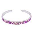 thumbnail image 1 of Maytalsory Wide Applicable Occasions Delicate And Exquisite Pink Fire Opals Stone Open Purple, 1 of 6