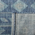 thumbnail image 4 of Safavieh Courtyard Allycia Geometric Indoor/Outdoor Runner Rug, Navy/Aqua, 2'3" x 6'7", 4 of 9