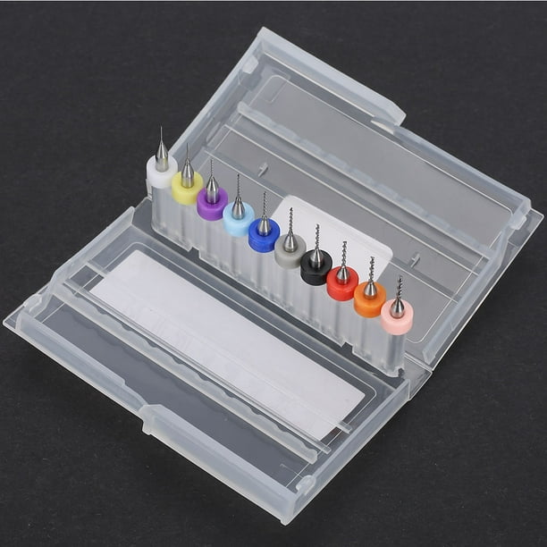 Resistencia Al Desgaste Suave Para Eliminar Virutas Y Perforaciones Mini Juego De Brocas De Acero De Tungsteno Brocas, Juego De Brocas, Para Procesamiento De Hardware Placa De ANGGREK Tungsten Steel Drill Bits