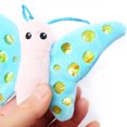 thumbnail image 3 of Ensemble de 4 Jouets Interactifs pour Chat avec Herbe à Chat, Jouet en Peluche avec Escargot Papillon, 3 of 10