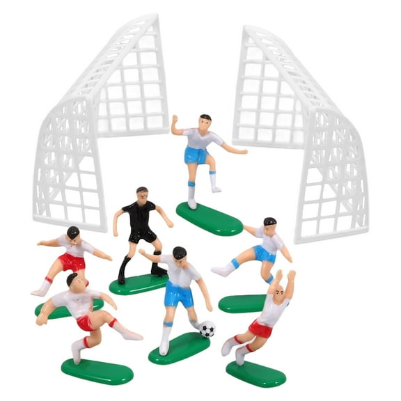OUNONA 1Set Football Game Theme Cake Decor Unique Soccer Cake Topper for Decoration