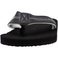thumbnail image 5 of Norty Men's Soft EVA Flip Flop Thong Sandal Shoe 41500-11D(M)US (Black/Grey), 5 of 7