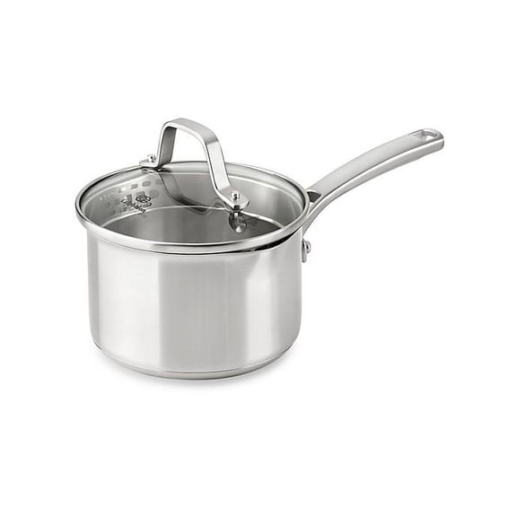 Calphalon Classic Stainless Steel 1.5 qt. Covered Saucepan