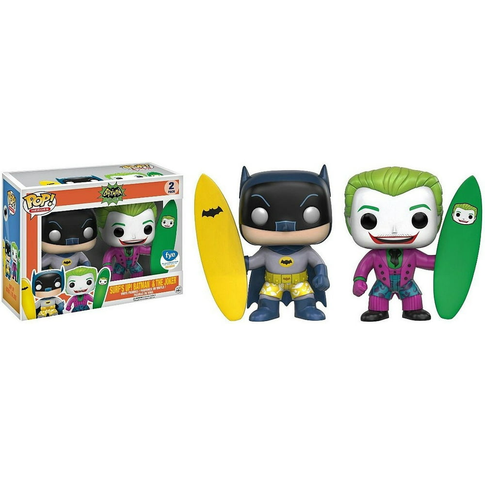 Funko POP! Heroes Surf's Up Batman & Joker Vinyl Figure 2-Pack - Walmart.com - Walmart.com