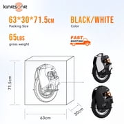 KINGSONG S18PRO+ Electric Unicycle Upgraded 100mm Suspension for Potholes 18 Inch Self-Balancing One Wheel EUC