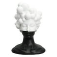thumbnail image 1 of Arte abstracto, escultura de en y negro, estatua de estatuilla hueca moderna para decoración de oficina en hogar, 1 of 9