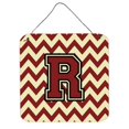 thumbnail image 1 of Lettre R Chevron Marron & or Impressions Murales Ou de Porte, 1 of 1