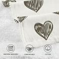 thumbnail image 4 of GZHJMY Cartoon Love Hand Towels Set of 2 Pack - 16 x 28 Inches Extra Absorbent Pure Washcloth Towels, Super Soft Hand Towel for Bathroom, Hotel, Kitchen, Gym, 4 of 7
