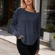 thumbnail image 5 of Neewe Long Sleeve Shirts for Women Fall Outfit 2026 Fashion Casual T Shirt Round Neck Basic Loose Tunic Tops, 5 of 7