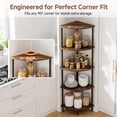 thumbnail image 5 of 5 Tier Corner Bookshelf, 5 of 6