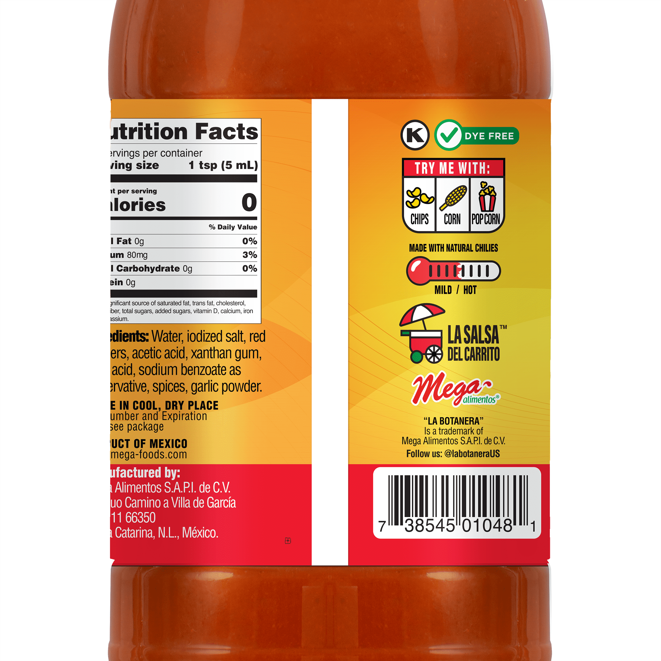La Botanera Hot Sauce 12.5 fl oz