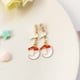 thumbnail image 4 of Pendientes sencillos y bonitos de estilo navideño sin agujeros para las orejas, estilo fresco, para estudiantes y niños, estilo corto, con clip para las orejas, 4 of 6