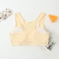 thumbnail image 4 of Girls Soft Training Bras New Girl Solid Color Soft Comfortable Breathable Children Thin Style Student Bra Underwear Style B-63 Beige One Size, 4 of 4