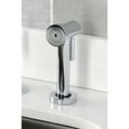 thumbnail image 2 of Kingston Brass KS2431KL Whitaker Single-Handle Kitchen Faucet with Brass Side Sprayer, Polished Chrome, 2 of 7