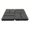 thumbnail image 2 of 27pcs Deck Patio Tile Interlocking Flooring Pavers Tiles Outdoor 12''x 12'', 2 of 12