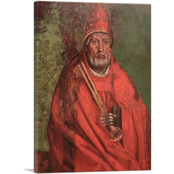 ARTCANVAS San Pietro 1470 Canvas Art Print by Nuno Goncalves - Size: 18" x 12" (1.50" Deep)