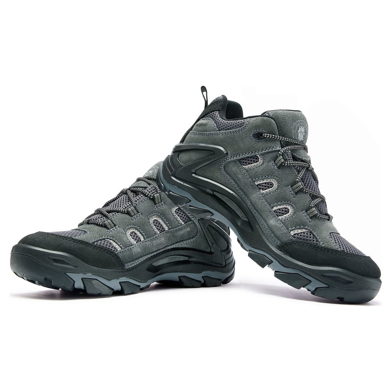 RockRooster Newland Waterproof Hiking Boots Size 14 Men’s (New, No Box) KS5514 ROCKROOSTER Newland Gray 4 Inch Waterproof Hiking Shoes KS5514 main image 2