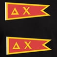 thumbnail image 3 of CafePress - Delta Chi Flag T Shirt - Men's Fitted T-Shirt, 3 of 4