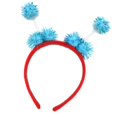 thumbnail image 4 of Diadema con pompón para bebé, aro para el pelo, disfraz de cosplay Azul claro, 4 of 8