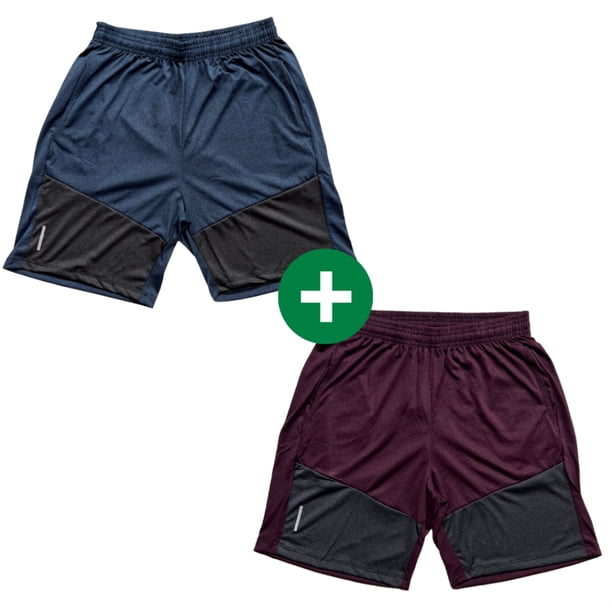 2 Kit Hombre Short Dry Fit Moda Fitness Bermuda con Cordón y Elástico y bolsillo lateral Gym Deng Xun unisex