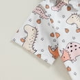 thumbnail image 6 of KYAIGUO Baby Boys 2 Piece Hawaiian Shorts Sets Infant Button down Short Sleeve Shirt and Shorts for 6M-4T, 6 of 10