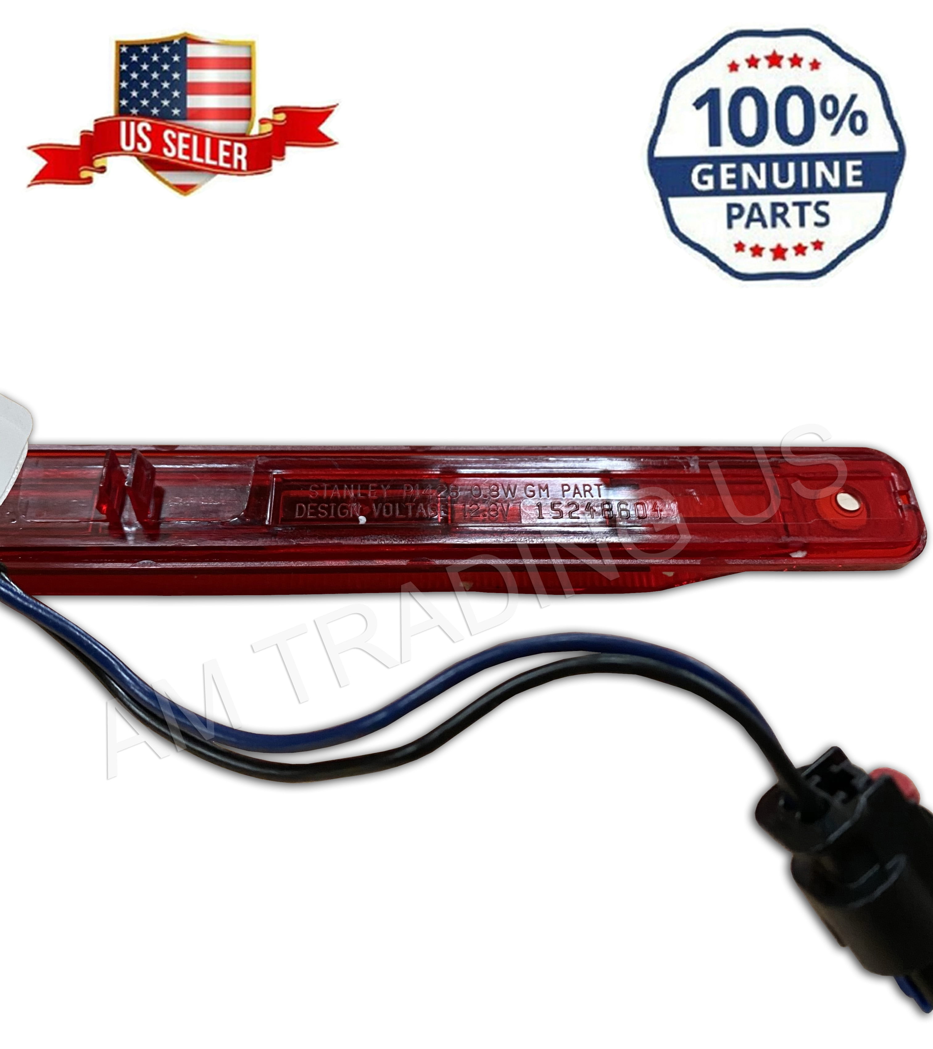 GM OEM Under Tailgate Clearance Third 3rd Brake Light Side