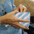 thumbnail image 5 of Womens RFID Blocking Wallet Multi Card Organizer Bifold Wallet for Women with Zipper Pocket, 5 of 5