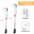 thumbnail image 3 of Beaquicy Adjustable Rear Side Bicycle Kickstand for Adult Mountain Road Bikes, 22"-26" 700C, White, 3 of 8