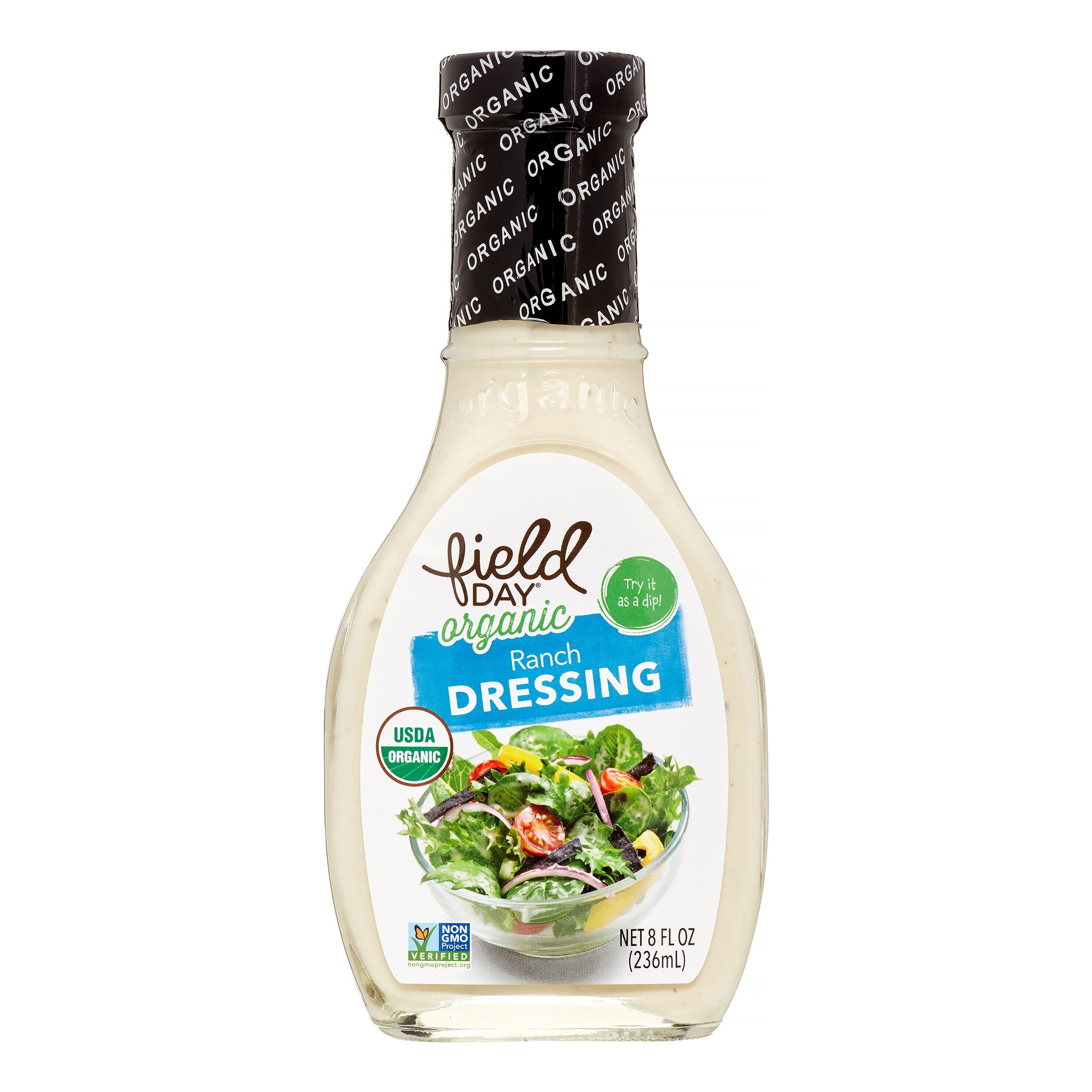 Field Day Organic Salad Dressing, Classic Ranch, 8 Fl Oz