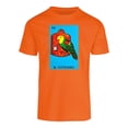 thumbnail image 3 of Playera El Cotorro De La Loteria Nacional Tradicion Mexicana Color Anaranjado Talla Mediana Marca Emil SaEs, 3 of 4